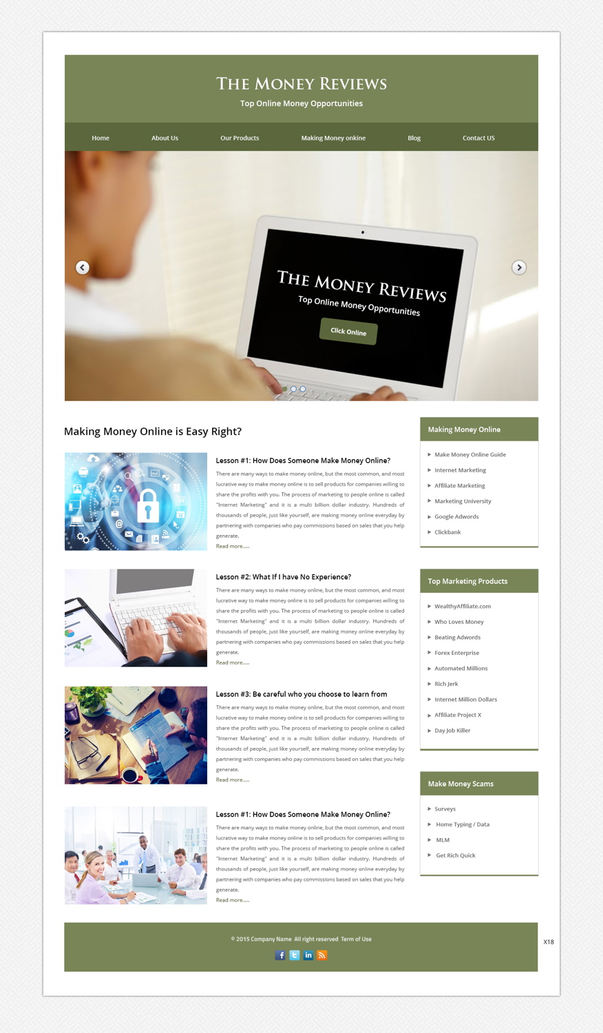 Wordpress Design by pb for Renenet Digital Limited | Design #5825568