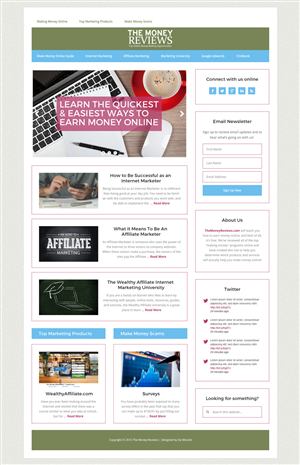 Diseño Wordpress por Da Miracle para Renenet Digital Limited | Diseño: #5856828
