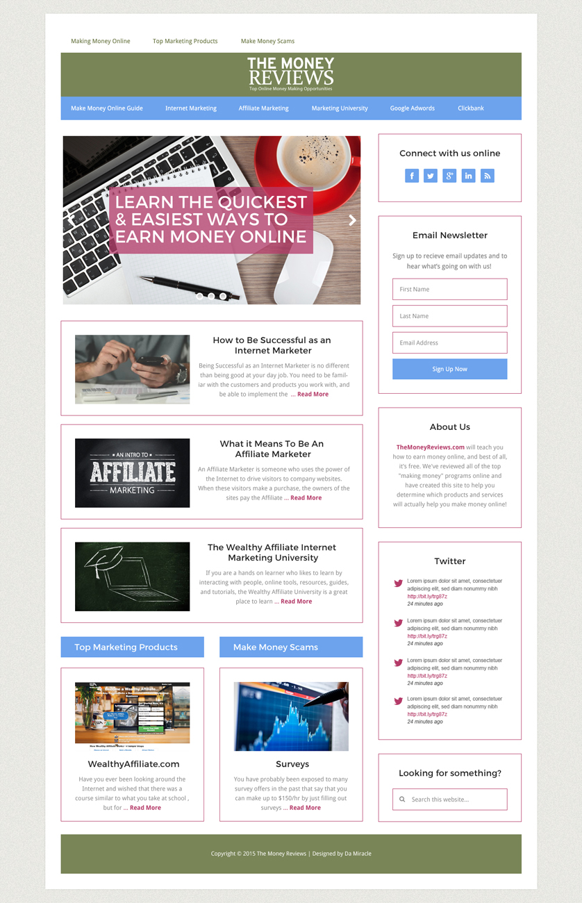 Diseño Wordpress por Da Miracle para Renenet Digital Limited | Diseño #5856869