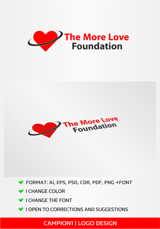 Diseño de Logo por artsterdam para The More Love Foundation | Diseño #5869214