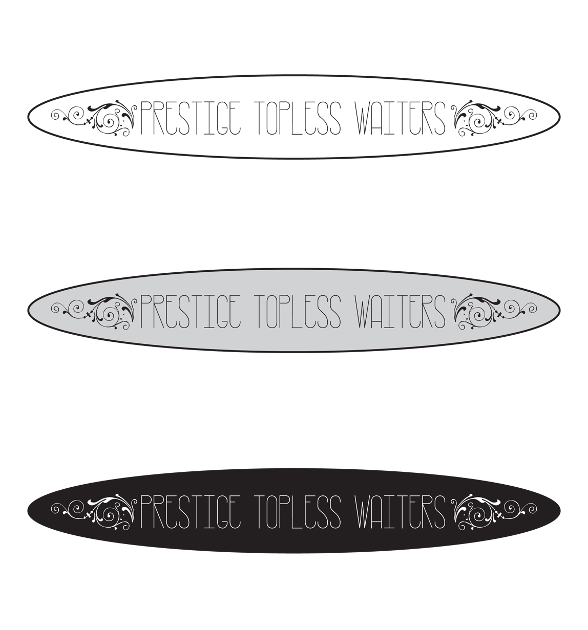 Logo Design by Silvia Lucia for Prestige Topless Waiters | Design #1614995