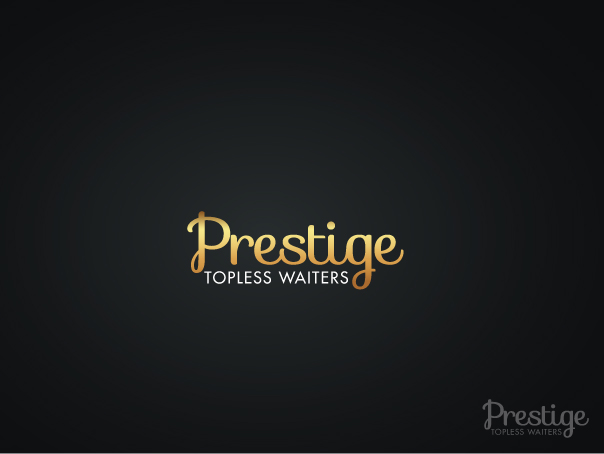 Logo Design by Alien Cookie for Prestige Topless Waiters | Design #1577211