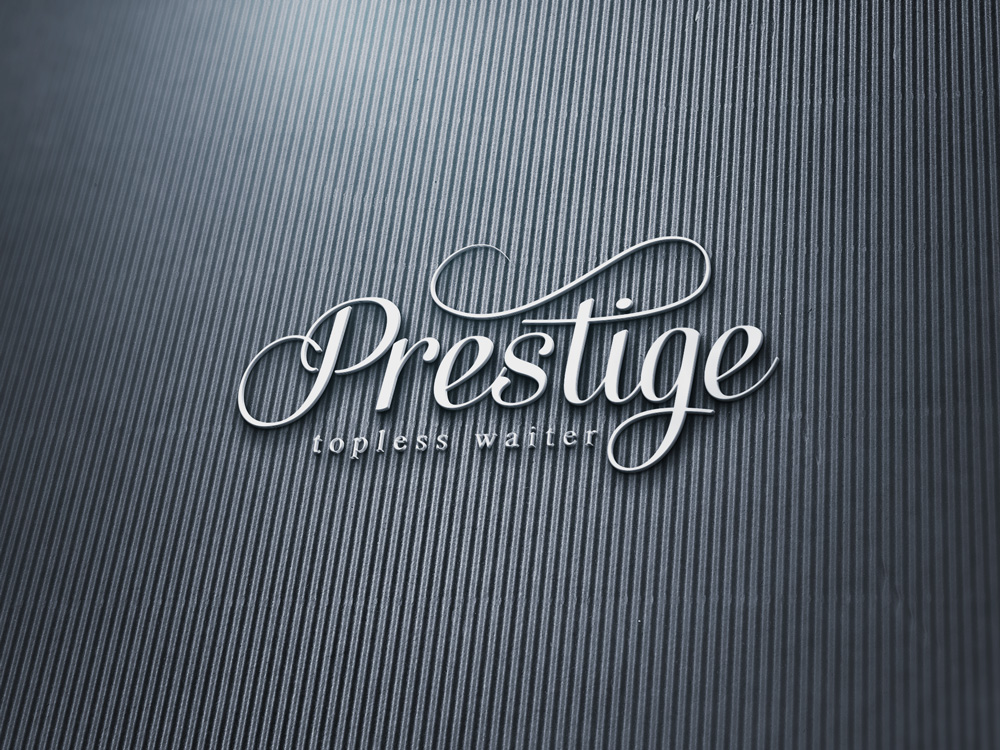 Logo Design by gennicar for Prestige Topless Waiters | Design #1579416