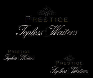 Logo Design by Meow Mix for Prestige Topless Waiters | Design #1617297