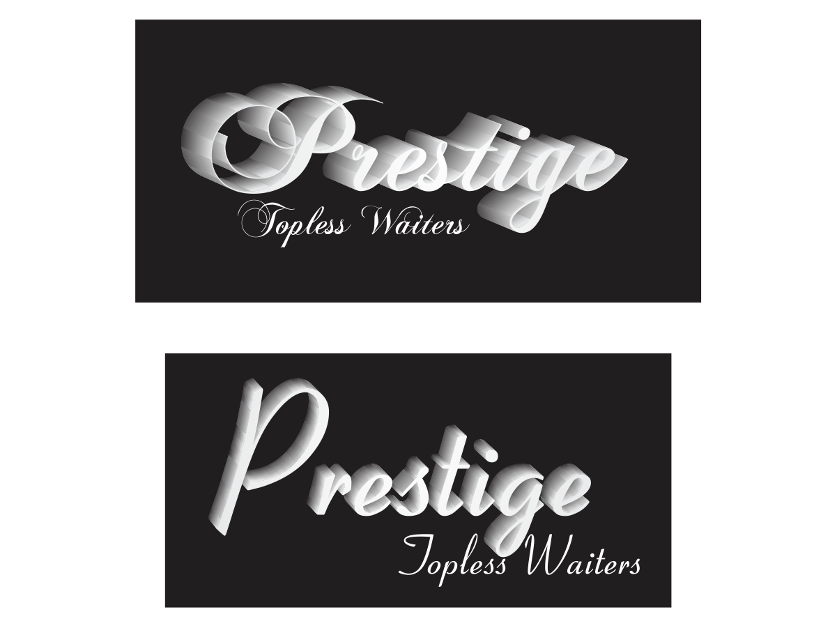 Logo Design by Kamal for Prestige Topless Waiters | Design #1578590