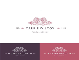 Logo design for high end special event/ wedding florist for business cards etc | Diseño Gráfico por wonderland