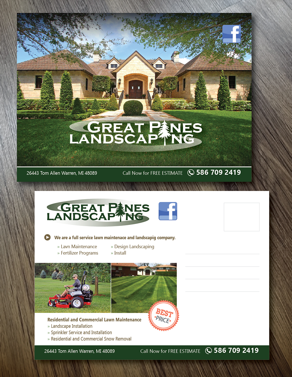 Postcard Design by alex989 for this project | Design #5828094