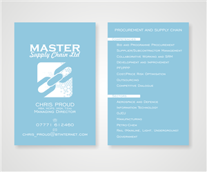 Business Card Design by Artissan for this project | Design: #5840576