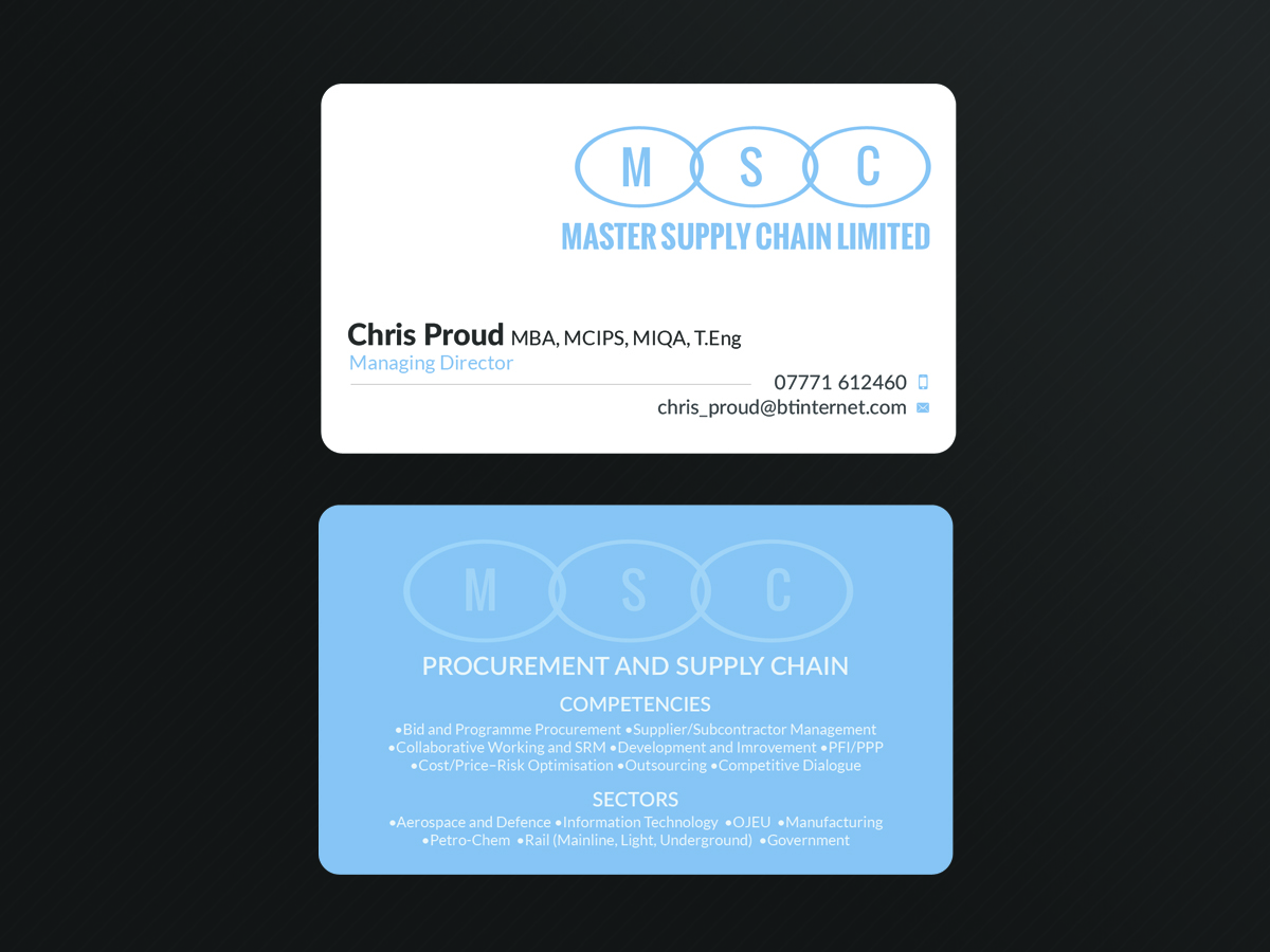 Business Card Design by Creations Box 2015 for this project | Design #5815860