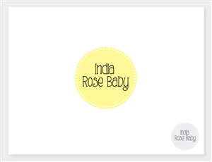 India Rose Baby Boutique | Logo Design by firesorcerer