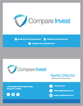 Logo- und Visitenkarten-Design von Davaus für Compare Invest Pty Ltd | Design #5813955