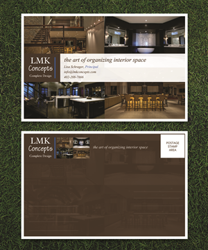Postkarten-Design von Designer Destiny für lmk concepts | Design: #5844301