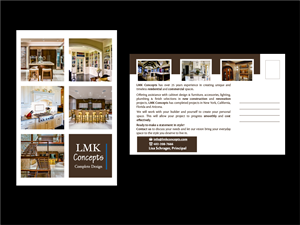 Postkarten-Design von raluca.b für lmk concepts | Design: #5823055