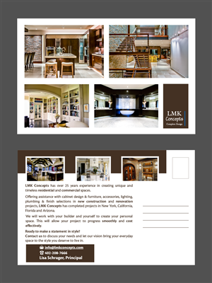 Postkarten-Design von raluca.b für lmk concepts | Design: #5823387