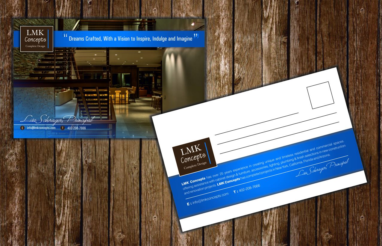 Postcard Design by Smart-tech solution for lmk concepts | Design #5985259