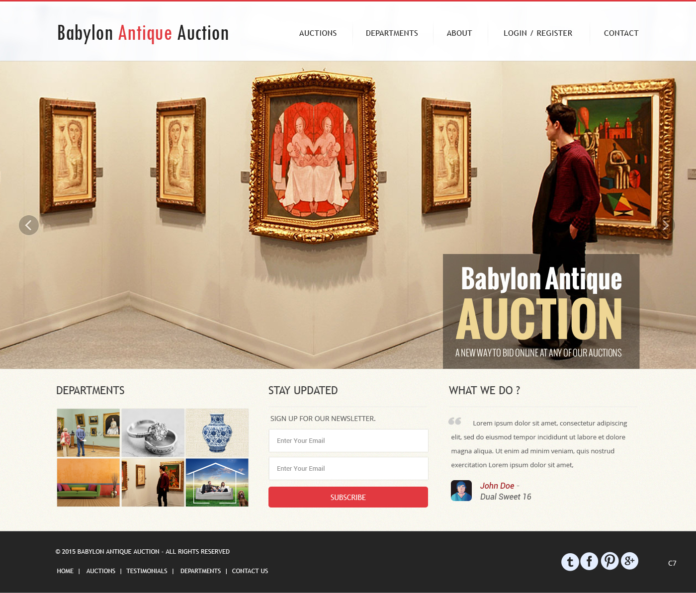 Web Design by pb for artfoxlive | Design: #5825450