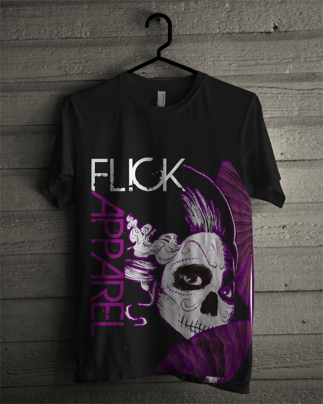 T-Shirt-Design von bahoe69 für FLICK Apparel | Design #5900765