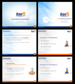 PowerPoint-Design von Best Design Hub für iter8 | Design #5870569
