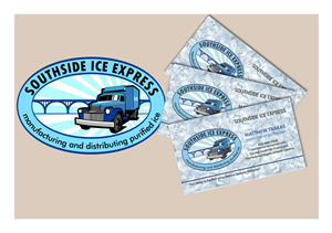 River City Ice Express | Logo and Business Card Design by dv