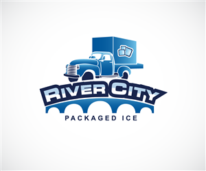 River City Ice Express | Logo and Business Card Design by wolf