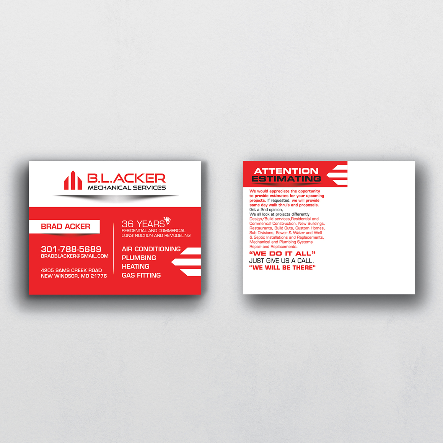 Postcard Design by KreativeDesk for b.l. acker | Design #5868123