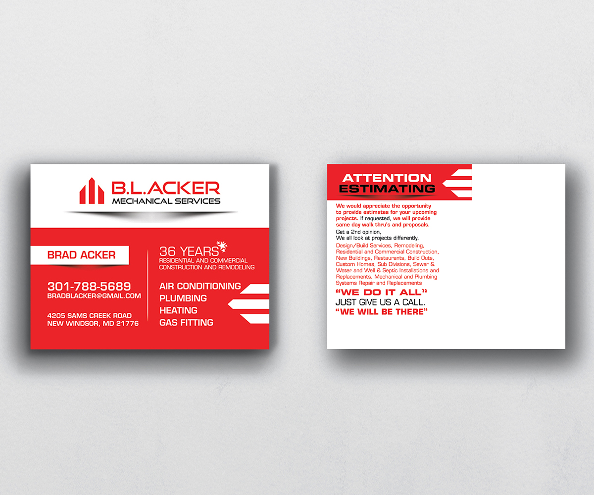 Postcard Design by KreativeDesk for b.l. acker | Design #5878900