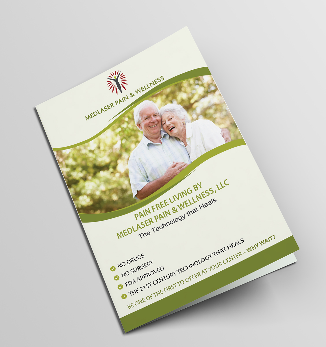 Diseño de Flyer por alex989 para MedLaser Pain and Wellness, LLC | Diseño #5872899