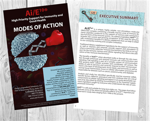 Modes of Action Brochure/Handout | Brochure Design by Victor_pro