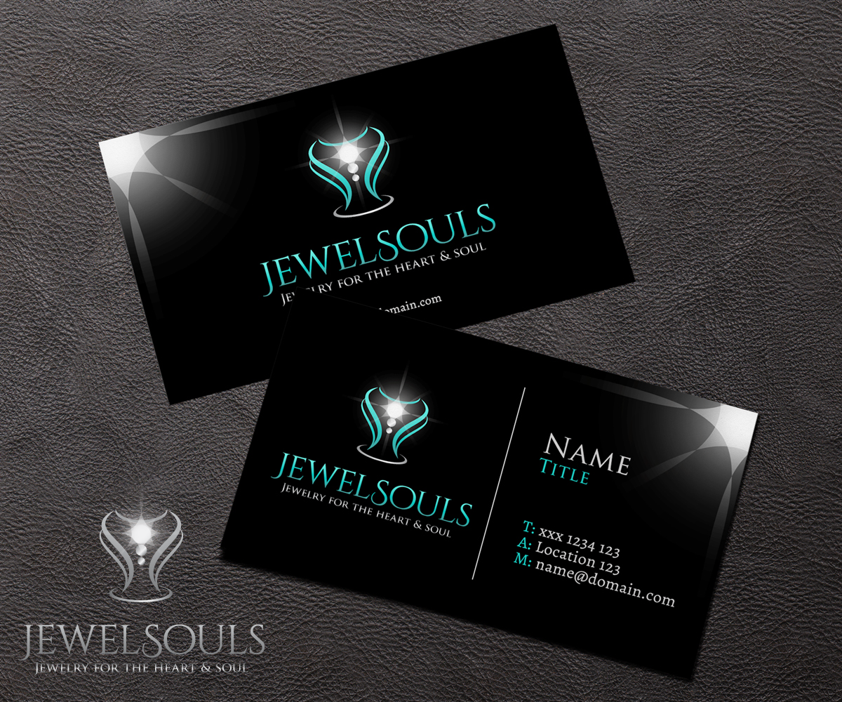 unique jewelry business cards