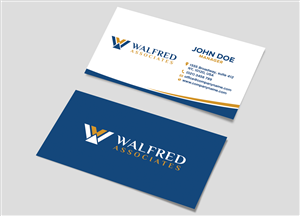 Walfred Associates | Logo and Business Card Design by damakyjr
