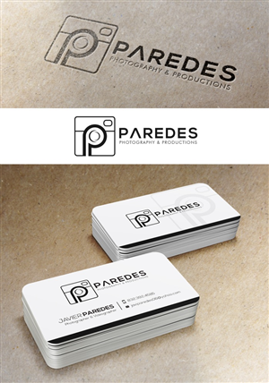 Diseño de Logo y Tarjeta de Presentación por Anooshaa para Paredes Photography & Productions | Diseño: #5835357