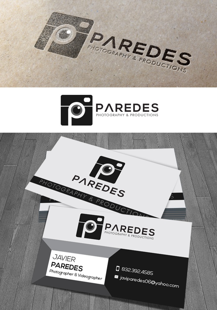 Design de Logo et Carte de Visite par Anooshaa pour Paredes Photography & Productions | Design #5835358