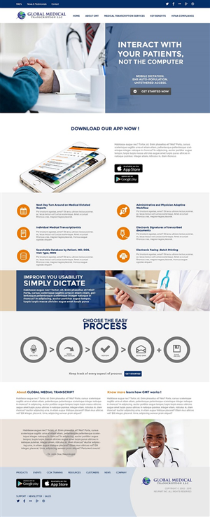 Global Medical Transcription Website