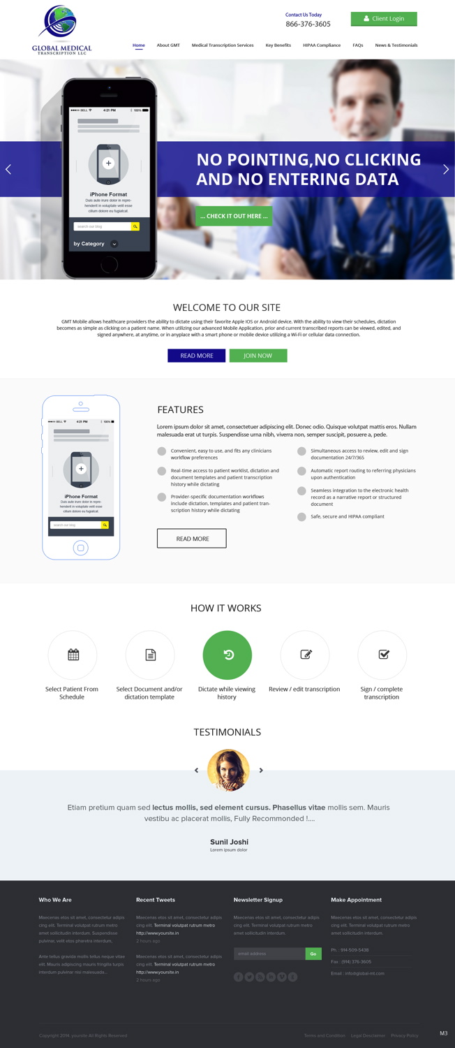 Web Design by pb for this project | Design #5825528
