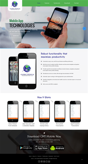 Web Design by pb for this project | Design: #5825533