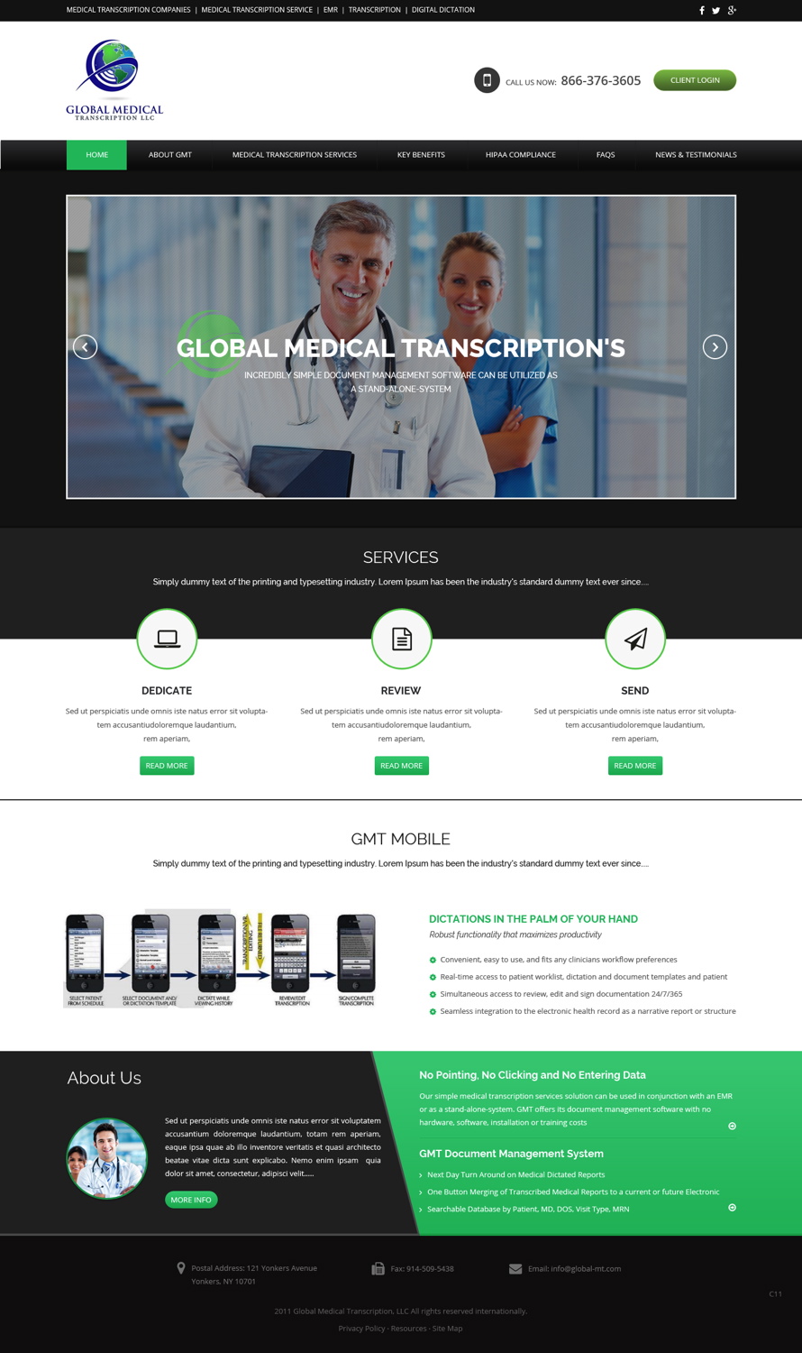 Web Design by pb for this project | Design #5825535