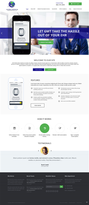 Web Design by pb for this project | Design: #5851236