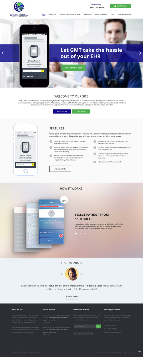 Web Design by pb for this project | Design #5851240