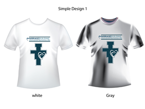 T-Shirt-Design von mariomd für MarriageBuilding USA | Design #5808797