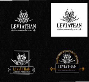 The Leviathan Gateworks and Reliquary (in a stacked format, please) | Logo Design by Natasa_Radulovic