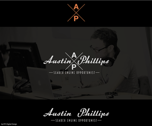 Name: Austin Phillips  Other text: Search Engine Opportunist | Logo Design by Vetroff