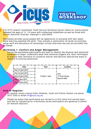 Flyer Design by ASP art for ICYS Ipswich Community Youth Service Inc. | Design #1584604