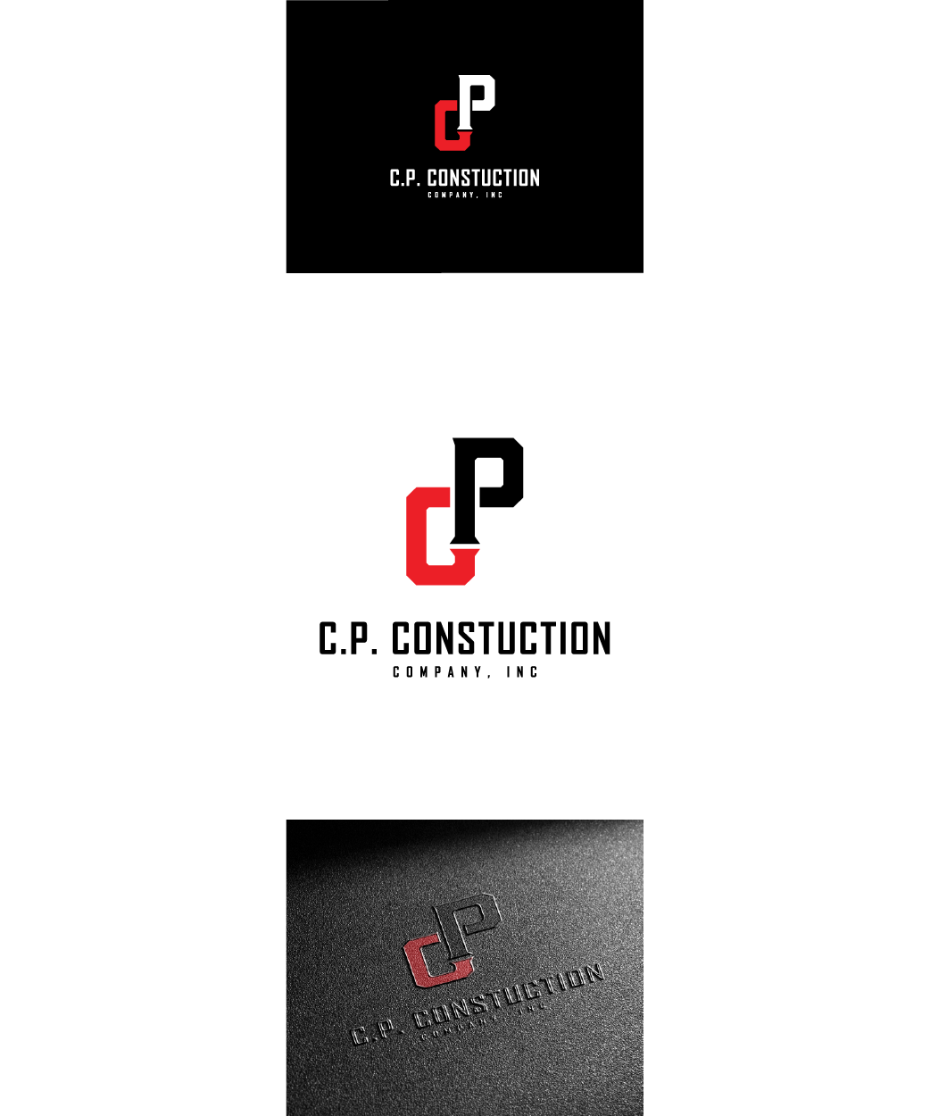 Logo Design by refolve for C.P.Construction Company, Inc. | Design #5817866
