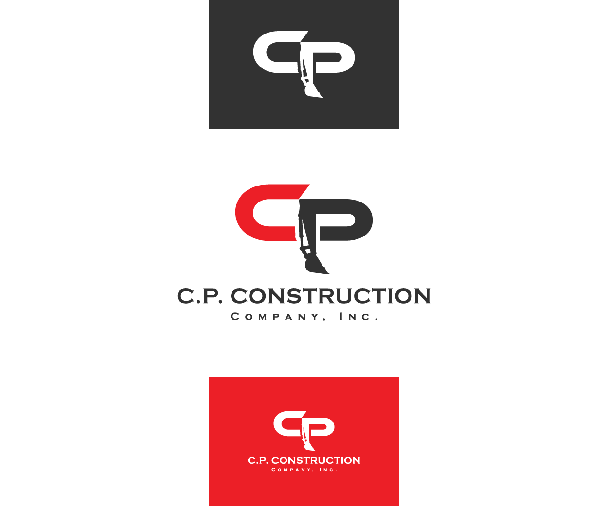 Logo Design by refolve for C.P.Construction Company, Inc. | Design #5975728