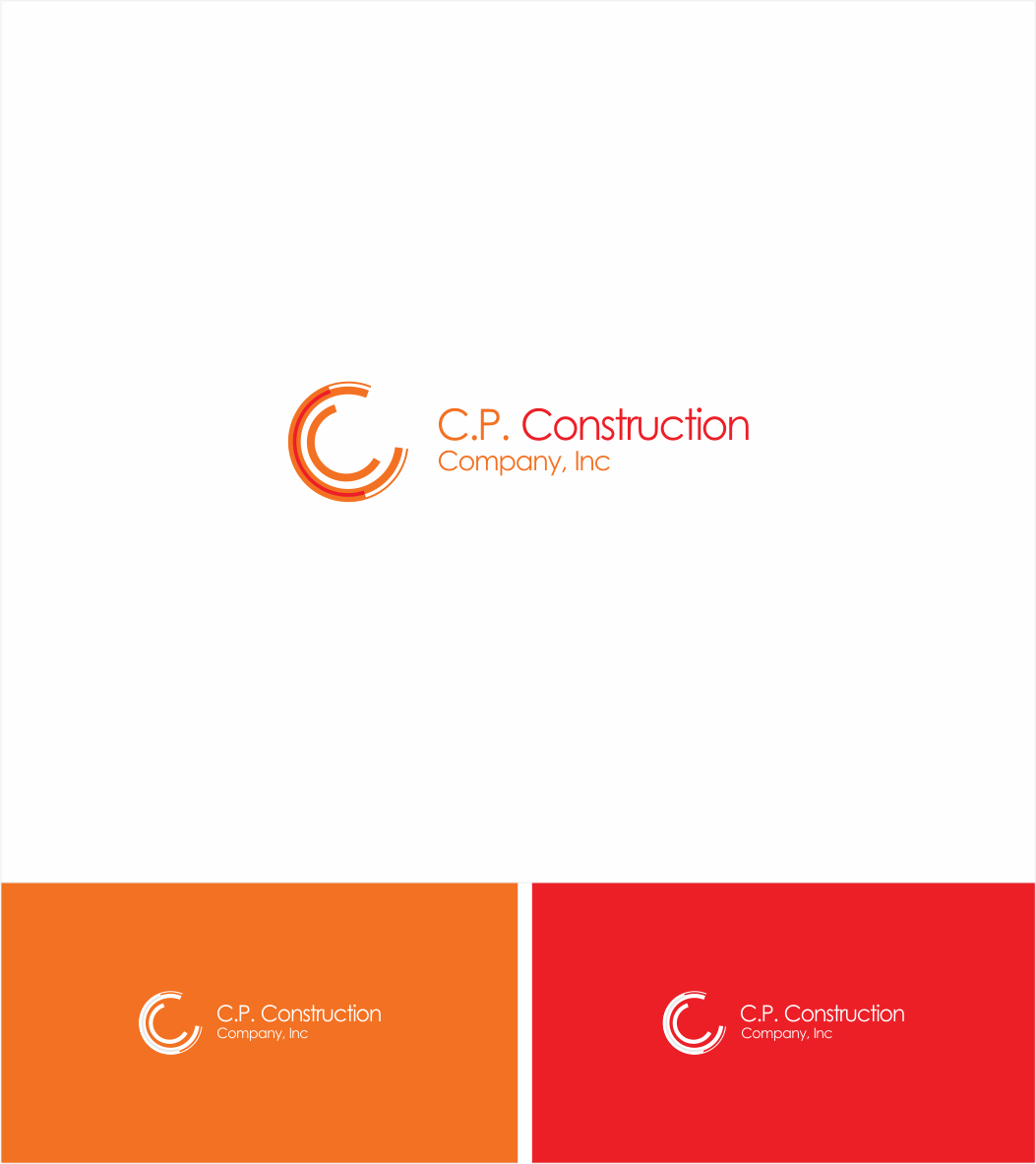 Logo Design by Naavyd for C.P.Construction Company, Inc. | Design #5826679