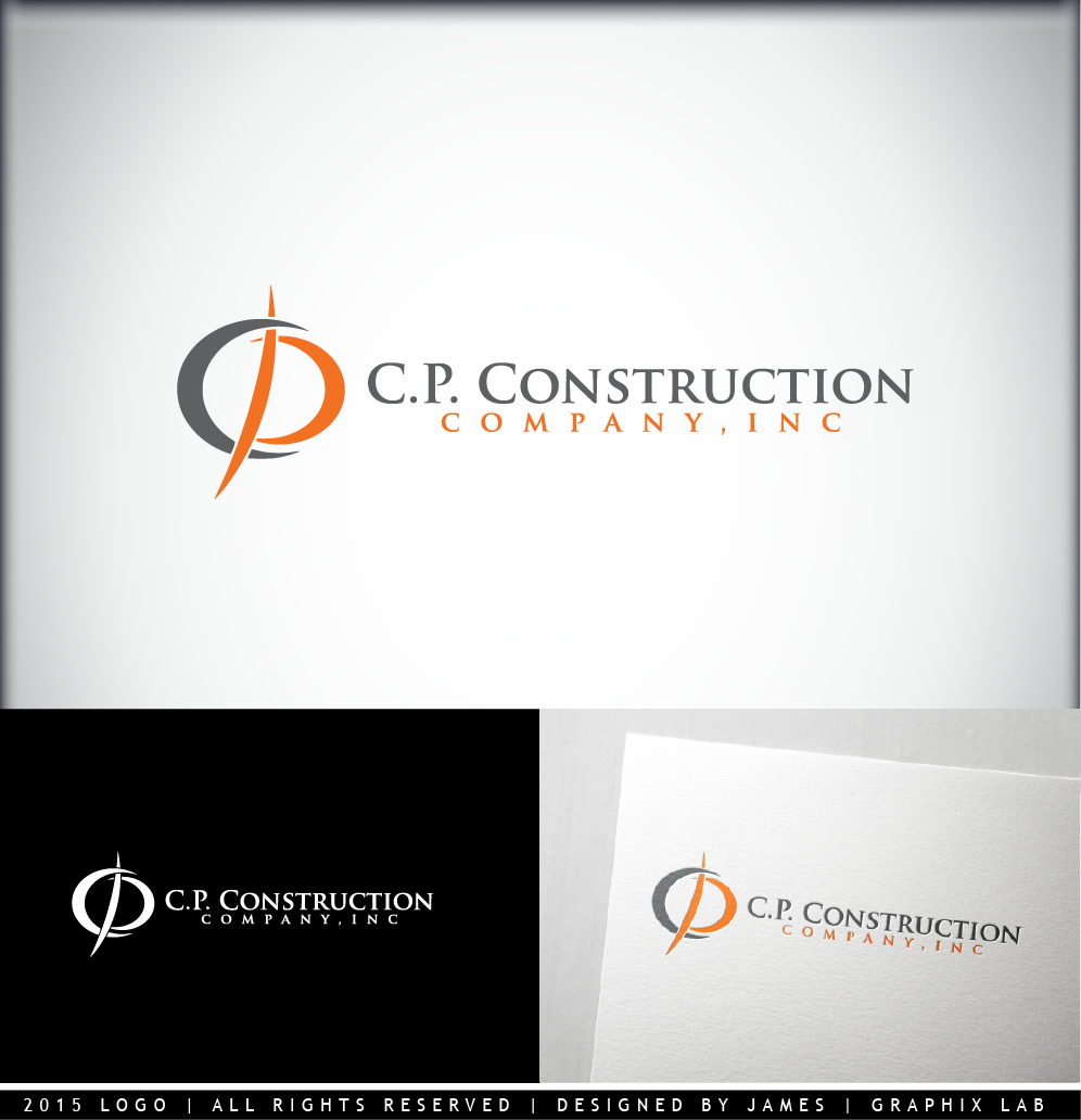 Logo-Design von Graphix Lab für C.P.Construction Company, Inc. | Design #5952286