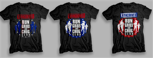 Vancouver Run, Grub and Chug Club | Design de T-shirt par dsgrapiko