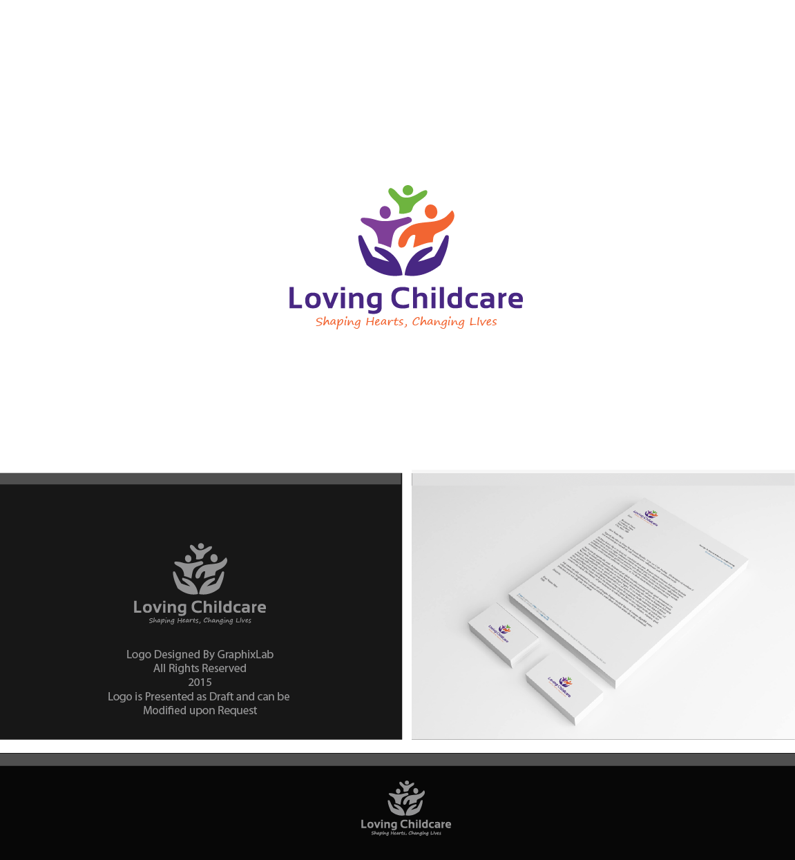 Logo Design by Graphix Lab for Loving Childcare | Design #5814691