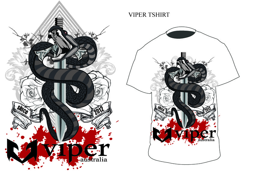 T-shirt Design by Eddiey for Viper Australia | Design #309741