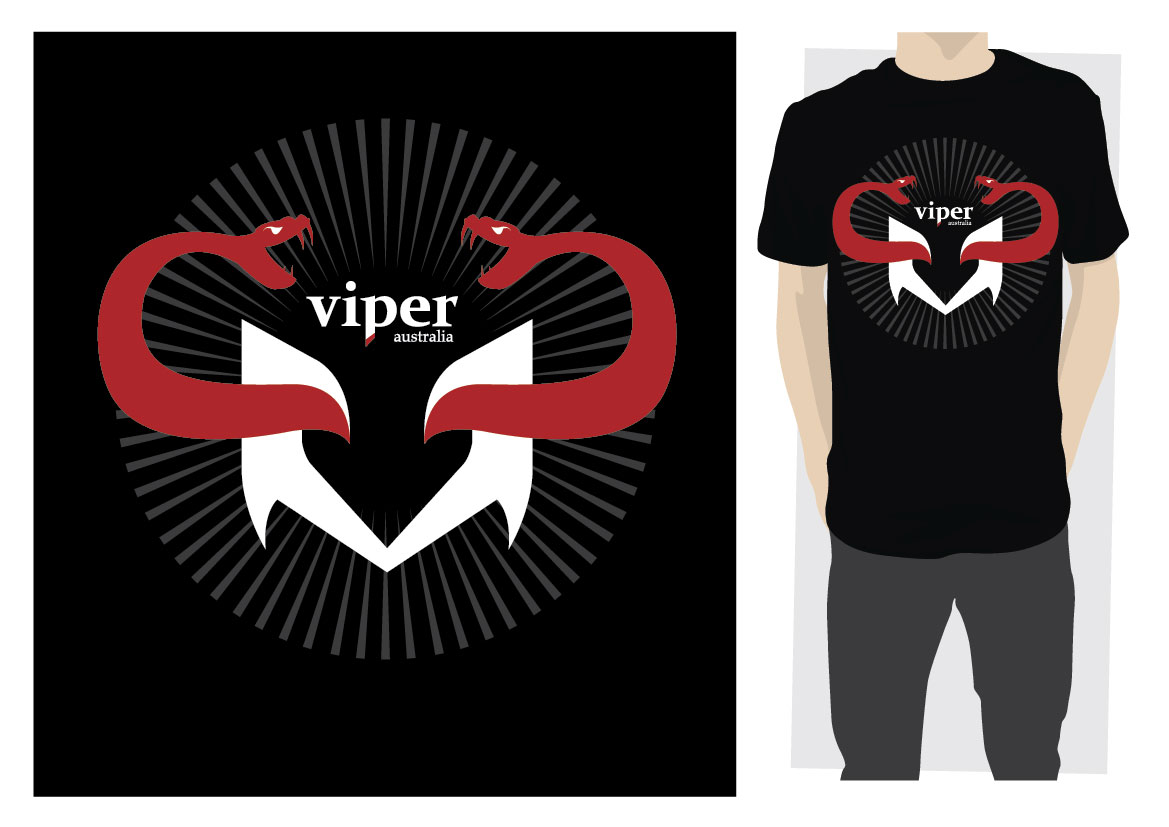 T-shirt Design by ReigeDesign for Viper Australia | Design #308952